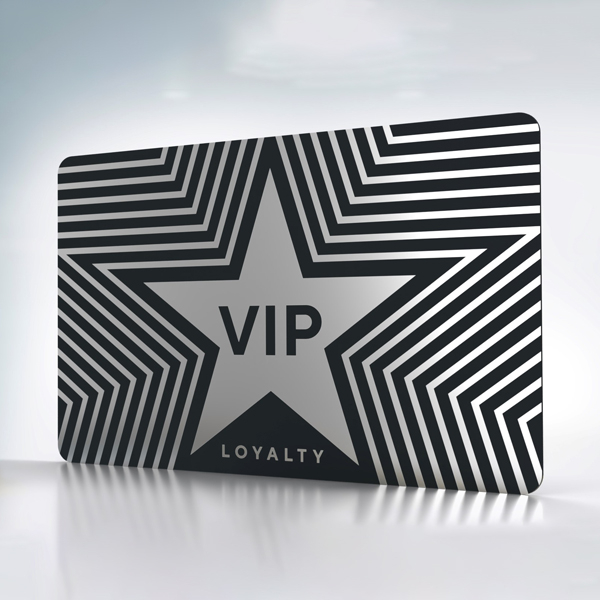 Metal loyalty card