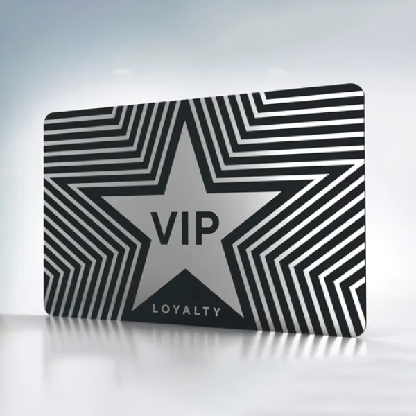 Metal loyalty card